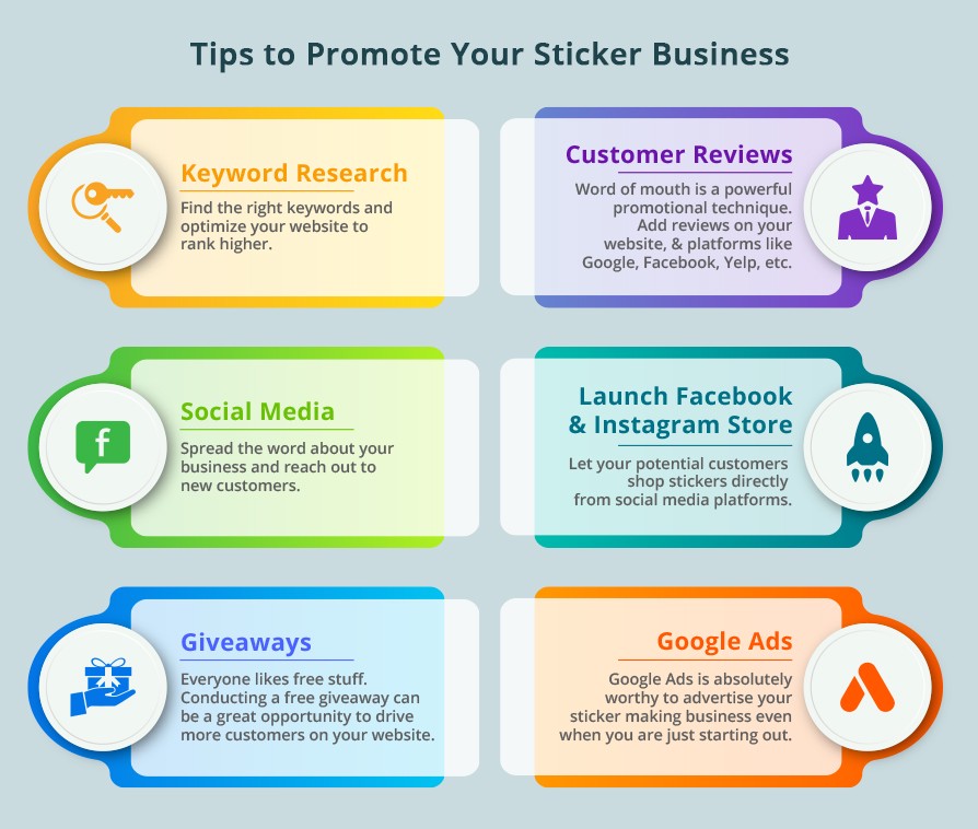 Tips to Promote Your Sticker Business