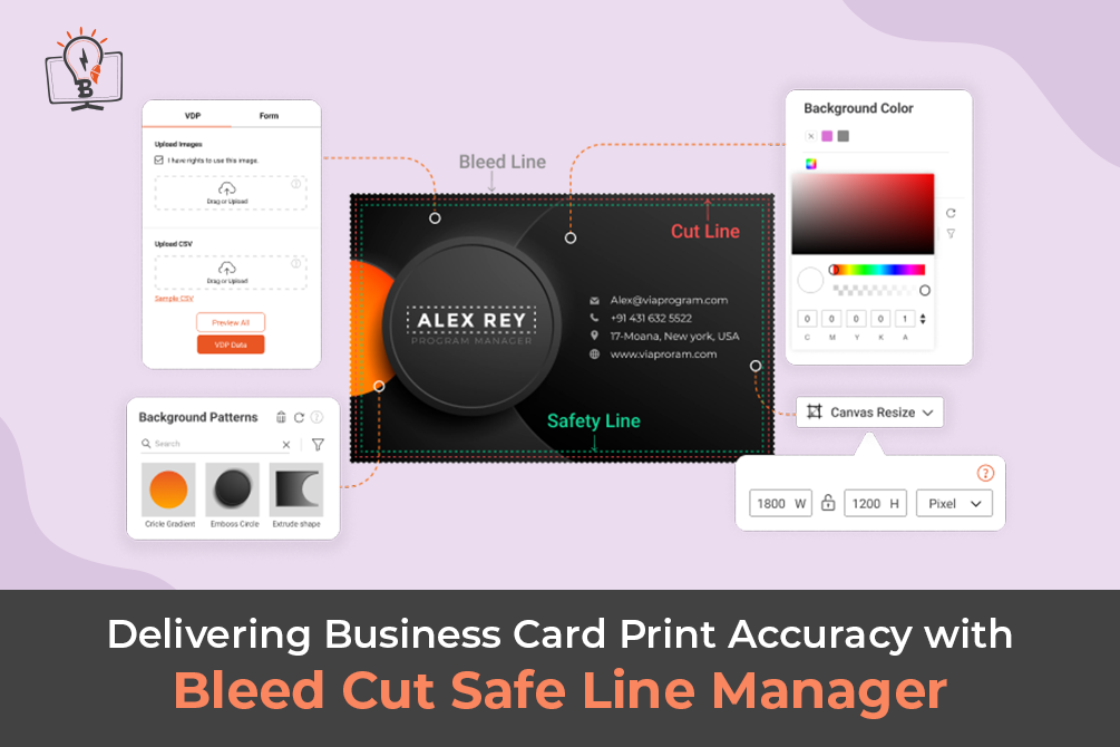 Delivering Business Card Print Accuracy with Bleed, Cut & Safety Line