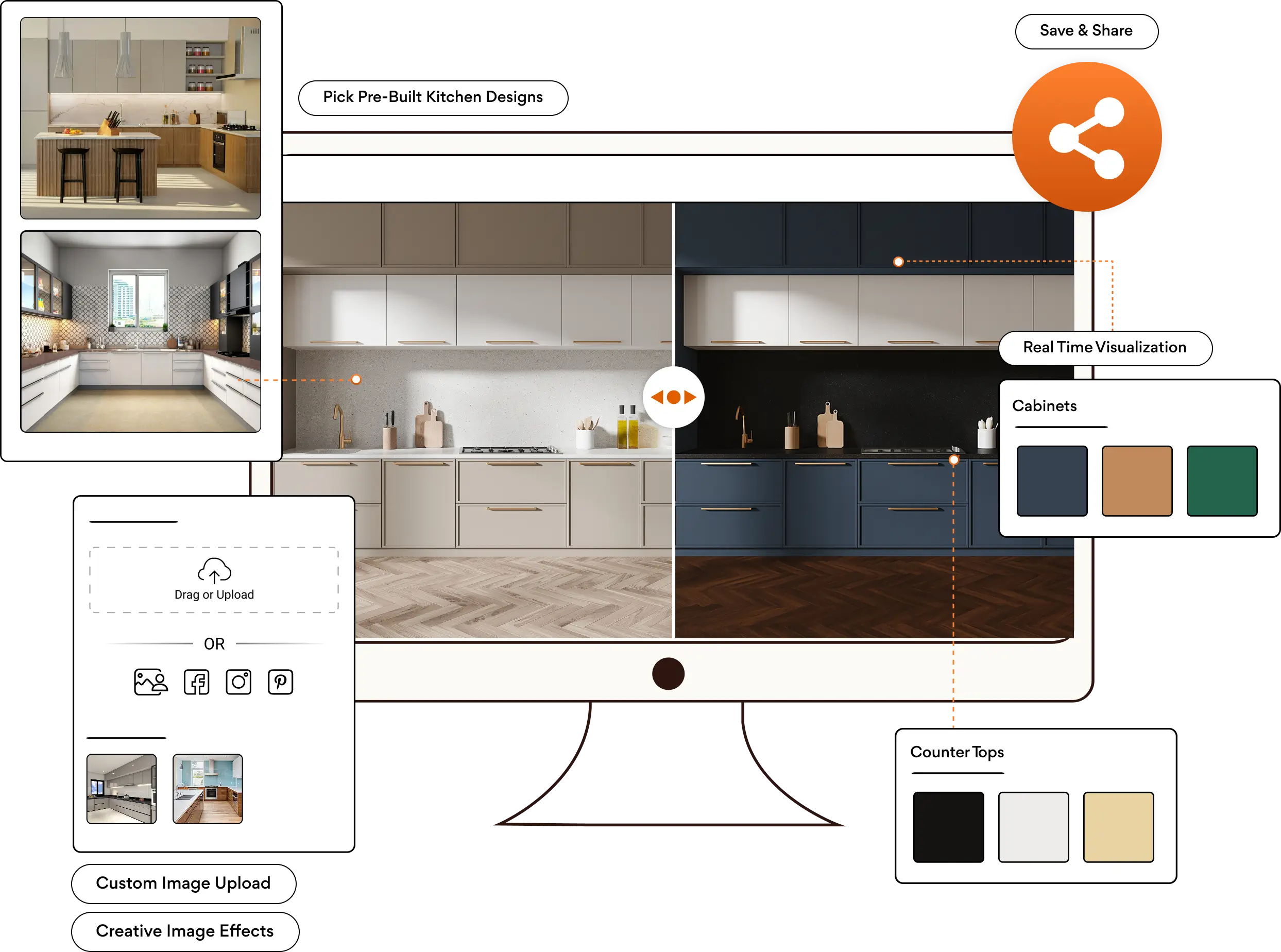 Visualize Dream Kitchen Makeovers in Real-time
